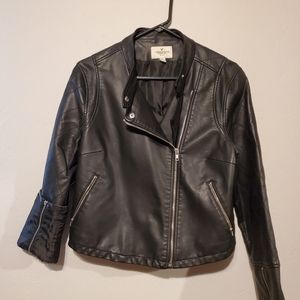 Vegan Leather Moto jacket